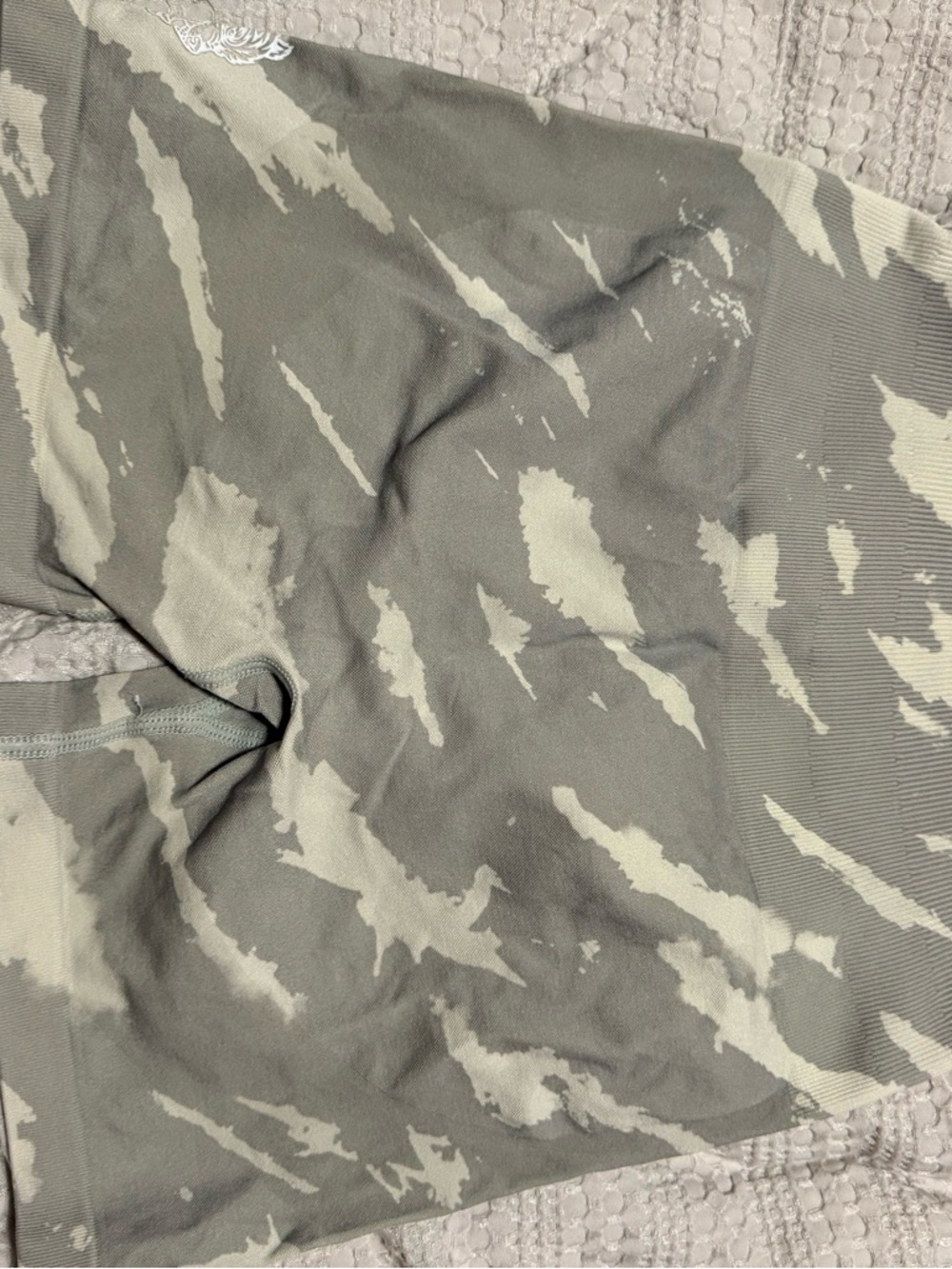 Darc Sport Green Camo Athletic Shorts